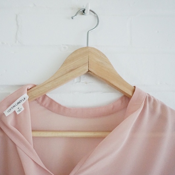 Blush Chiffon Top - Picture 6 of 6